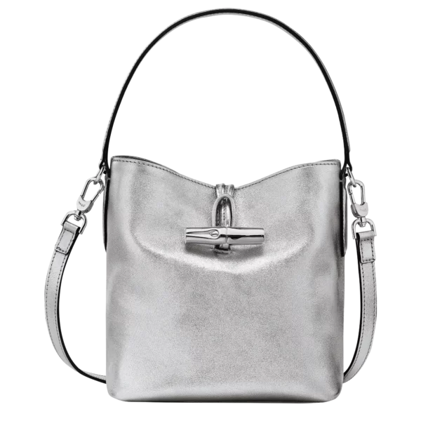 Sac seau XS Roseau Essential Colors Lonchamp femme argent