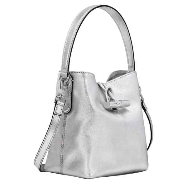 Sac seau XS Roseau Essential Colors Lonchamp femme argent