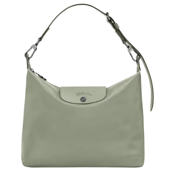 Sac porté épaule M Le Pliage Xtra cuir Longchamp toundra