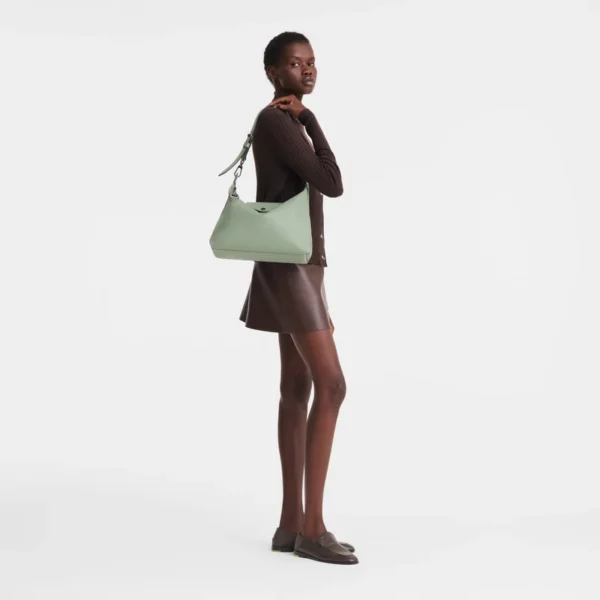 Sac porté épaule M Le Pliage Xtra cuir Longchamp toundra