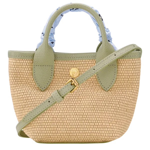 Panier XS Le Pliage Collection Longchamp Toile - Amande