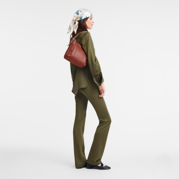 sac Longchamp femme cuir 3D