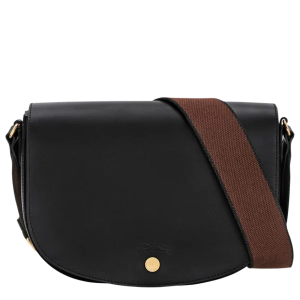 Sac bandoulière M Longchamp Epure Cuir noir