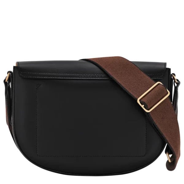 Sac bandoulière M Longchamp Epure Cuir noir