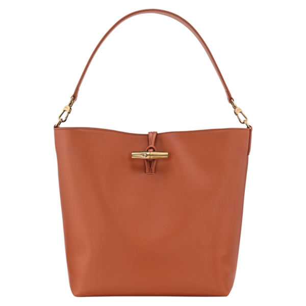 Sac porté épaule M Le Roseau Longchamp - écorce