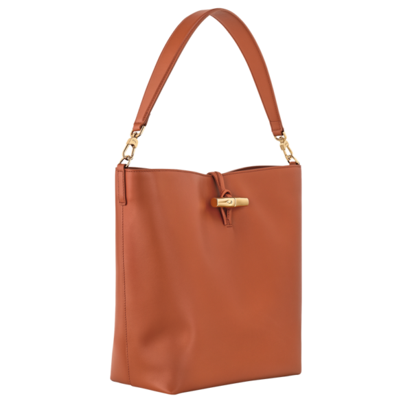 Sac porté épaule M Le Roseau Longchamp - écorce