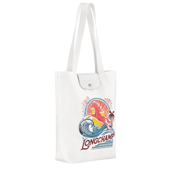 Sac Cabas M Le Pliage Surf Longchamp - Rainbow