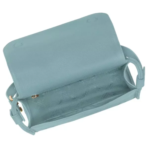 Sac bandoulière Le foulonné cuir Longchamp - eucalyptus