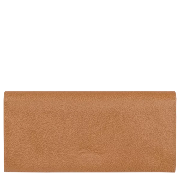 portefeuille longchamp camel