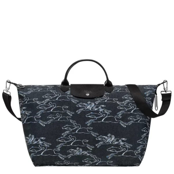 Sac de Voyage Longchamp Le Pliage Collection – Canvas Bleu Marine