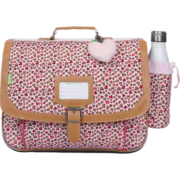 Cartable Lilou multicolore 38cm poche gourde Tann's