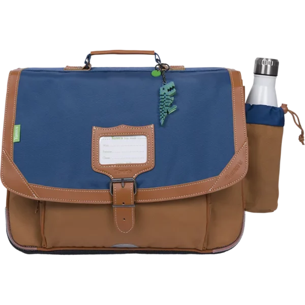 Cartable Nils bicolore 38cm poche gourde Tann's