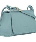 Sac bandoulière Le foulonné cuir Longchamp - eucalyptus