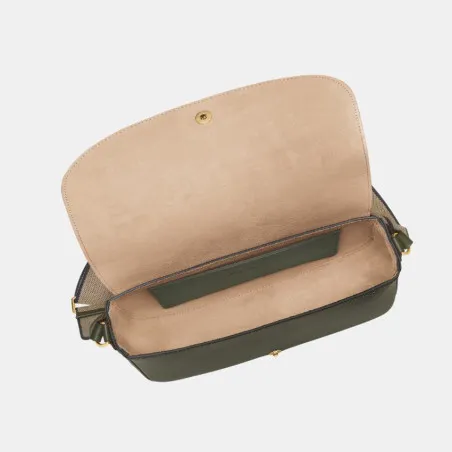 Sac bandoulière M Epure Timeless Longchamp kaki