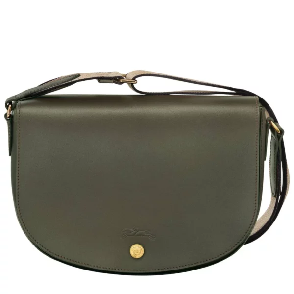 Sac bandoulière M Epure Timeless Longchamp kaki