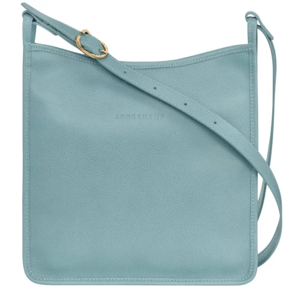 Sac bandoulière L femme Longchamp Foulonné - Eucalyptus
