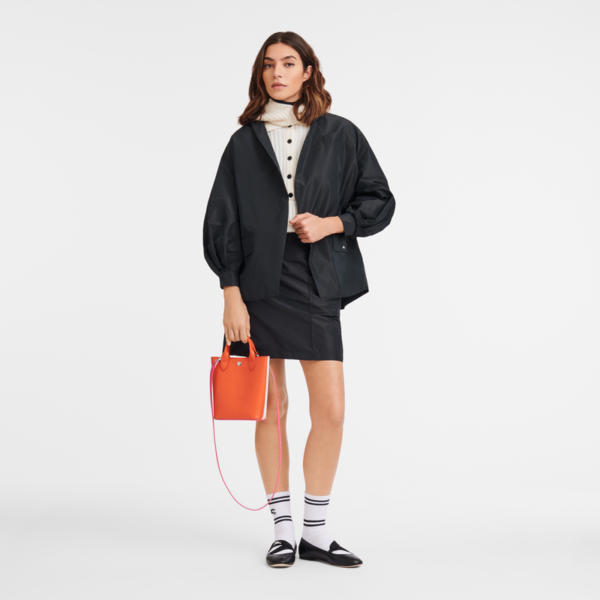 Sac cabas porté main XS Epure Re-Play Longchamp orange