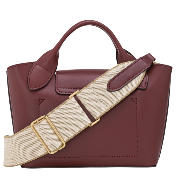 Sac cabas XS Epure cuir Longchamp - bordeaux