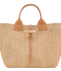 Sac cabas femme L Roseau Longchamp végétal