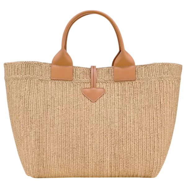 Sac cabas femme L Roseau Longchamp végétal