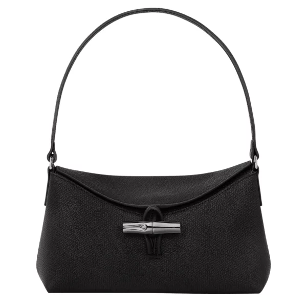 Sac baguette porté épaule S Roseau Longchamp noir