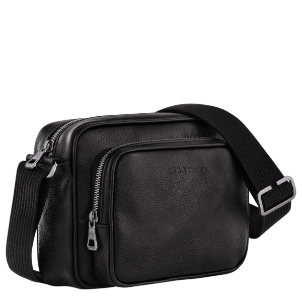 Caméra bag S Foulonné Longchamp noir