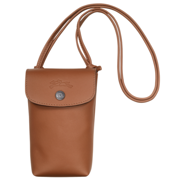 Etui téléphone avec cordon Le Pliage Xtra Longchamp - Cognac