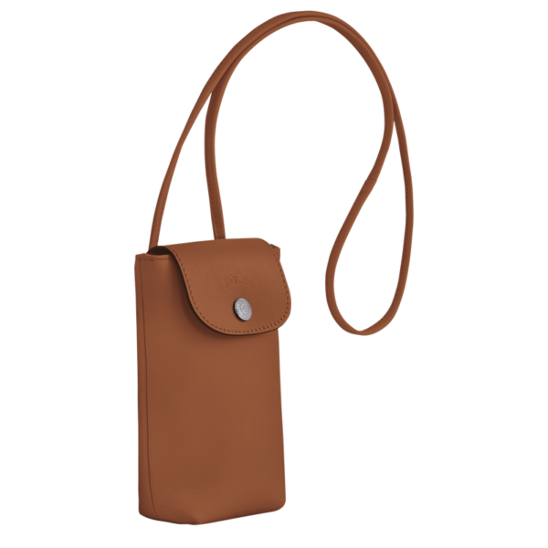 Etui téléphone avec cordon Le Pliage Xtra Longchamp - Cognac