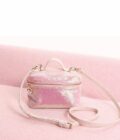 Sac bandoulière (XS) Longchamp Le Pliage Paillettes - Nude
