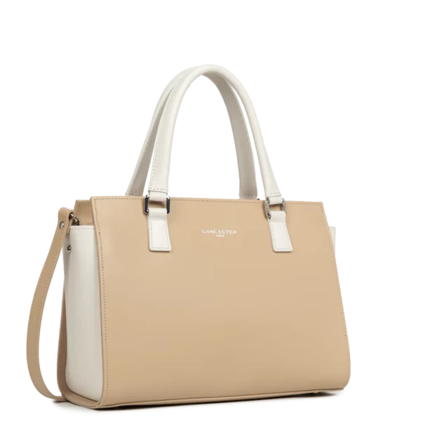 Sac à main Smooth Lancaster - beige écru