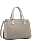 Sac à main Smooth Lancaster - taupe galet