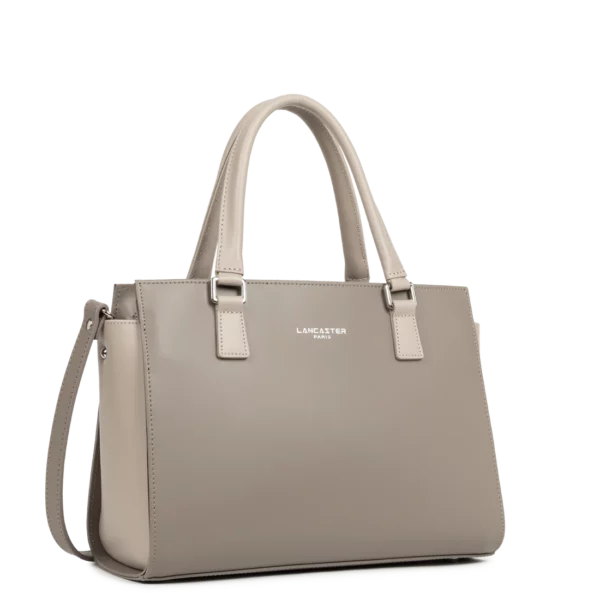Sac à main Smooth Lancaster - taupe galet