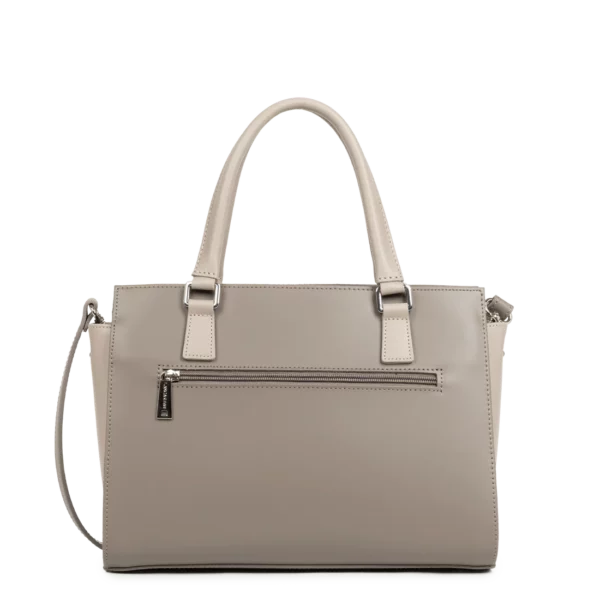 Sac à main Smooth Lancaster - taupe galet