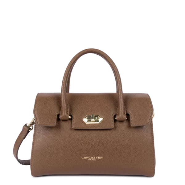 Sac à main femme cuir Milano Comsos Lancaster châtaigne