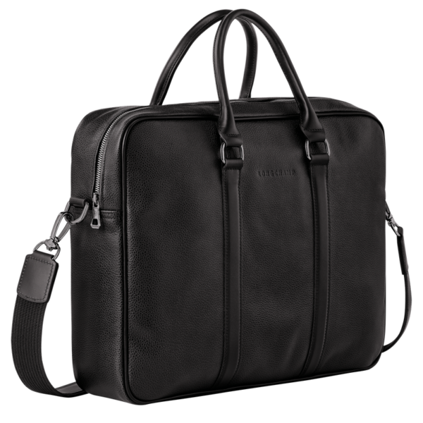 Porte-documents M Foulonné Longchamp noir