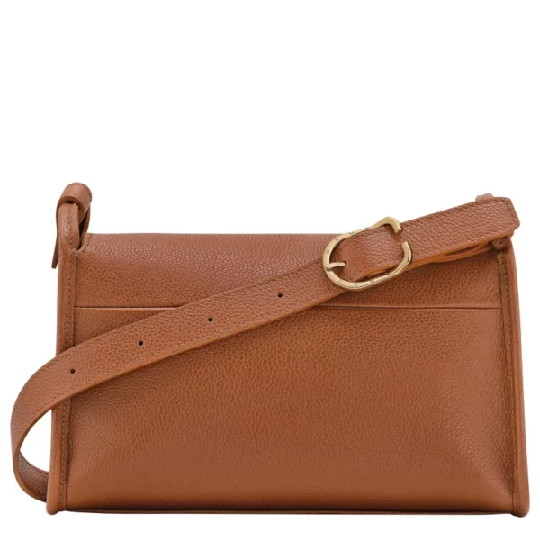 Sac bandoulière à rabat Le Foulonné Longchamp M caramel