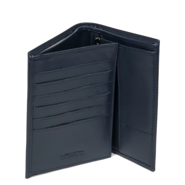 Portefeuille homme cuir capital bleu Lancaster