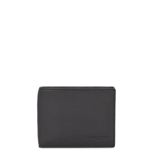Portefeuille homme cuir capital noir Lancaster