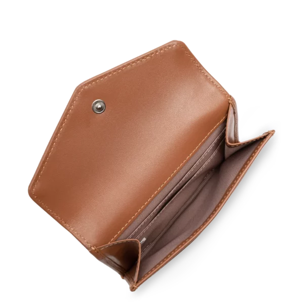 Porte-cartes femme cuir Lancaster Paris PM camel