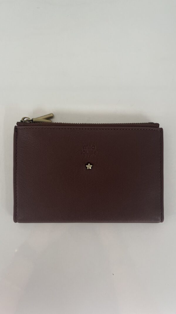 Portefeuille Sila C Mila Louise cuir auburn