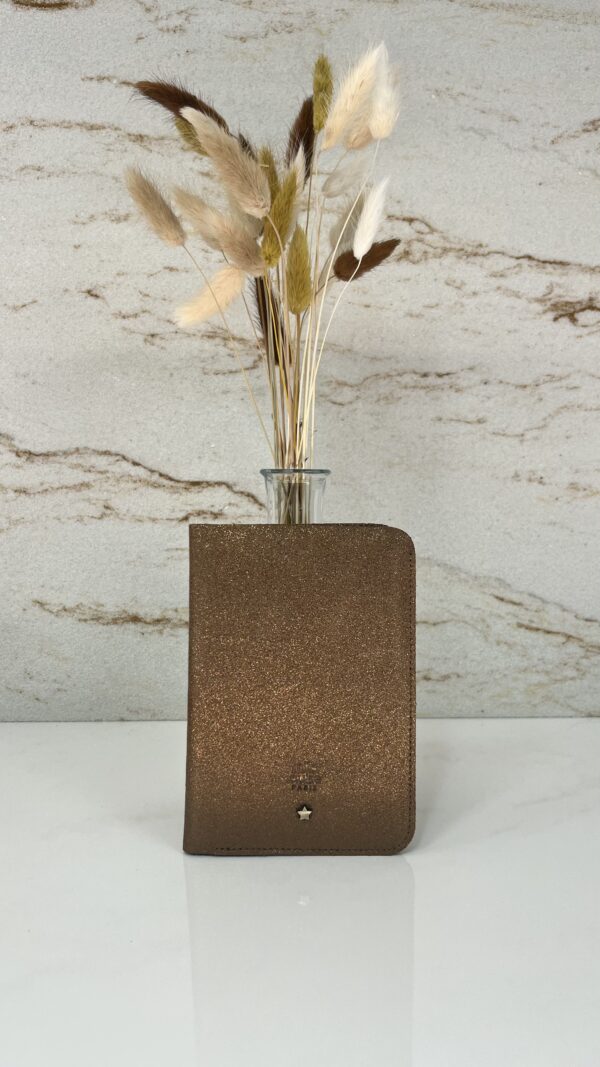 Porte-passeport cuir Mila Louise Ory ocre