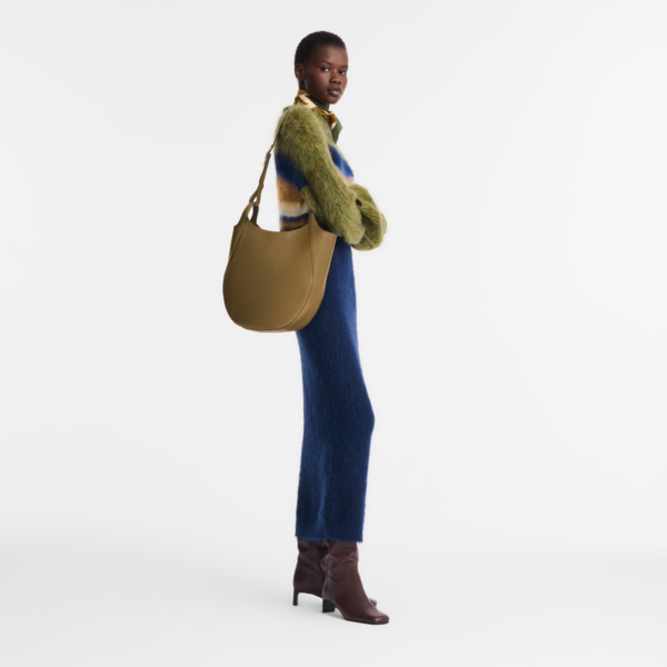 Sac porté épaule L Foulonné Longchamp capre