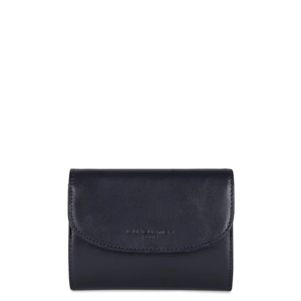 Portefeuille dos à dos femme cuir Paris PM Lancaster noir