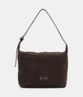 Sac besace Klara V MILA LOUISE cuir brun