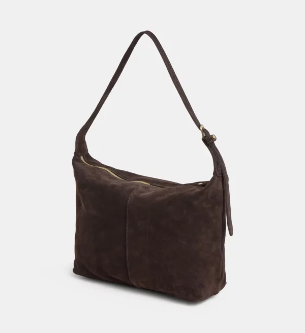 Sac besace Klara V MILA LOUISE cuir brun
