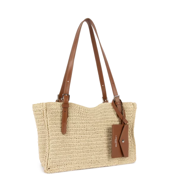 Sac cabas épaule Playa Lancaster camel