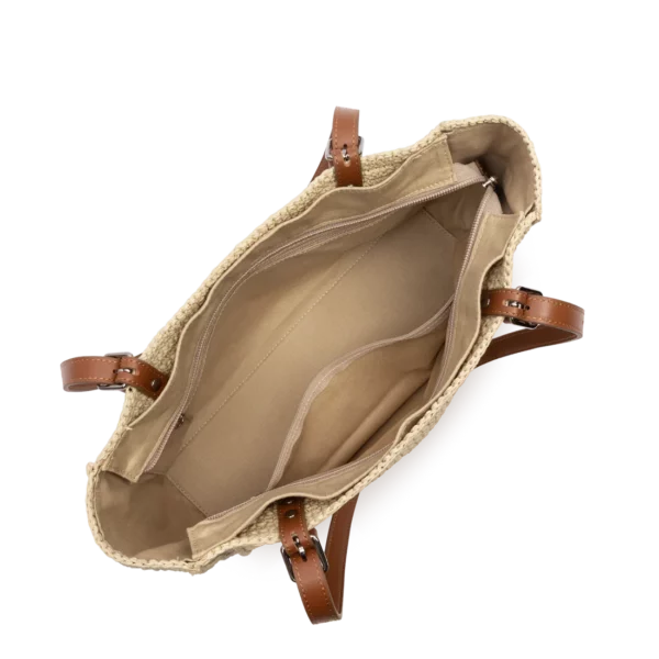 Sac cabas épaule Playa Lancaster camel