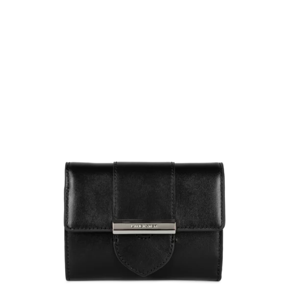 Portefeuille femme cuir Paris Ily Lancaster noir