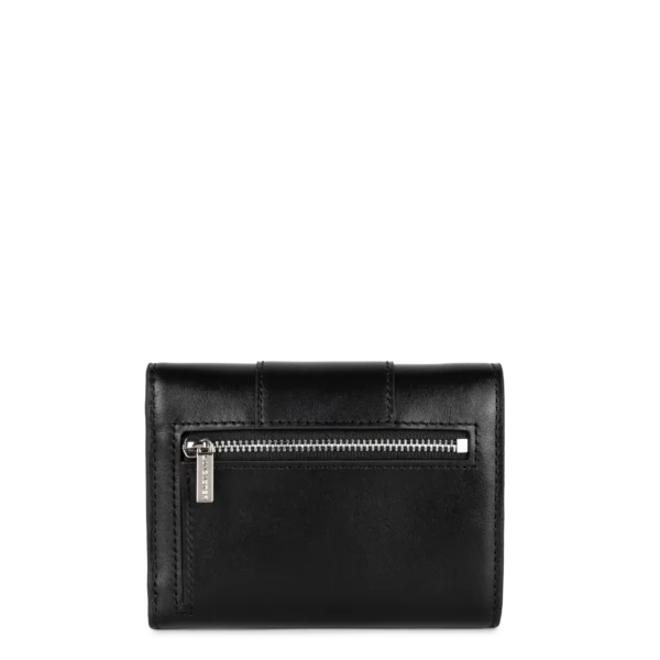 Portefeuille femme cuir Paris Ily Lancaster noir