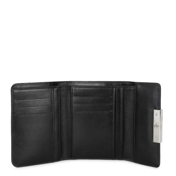 Portefeuille femme cuir Paris Ily Lancaster noir